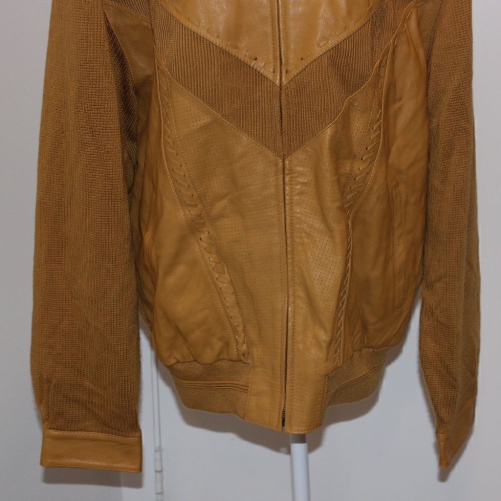 Maxini Leather Jacket Men Size Large - Picture 3 of 16